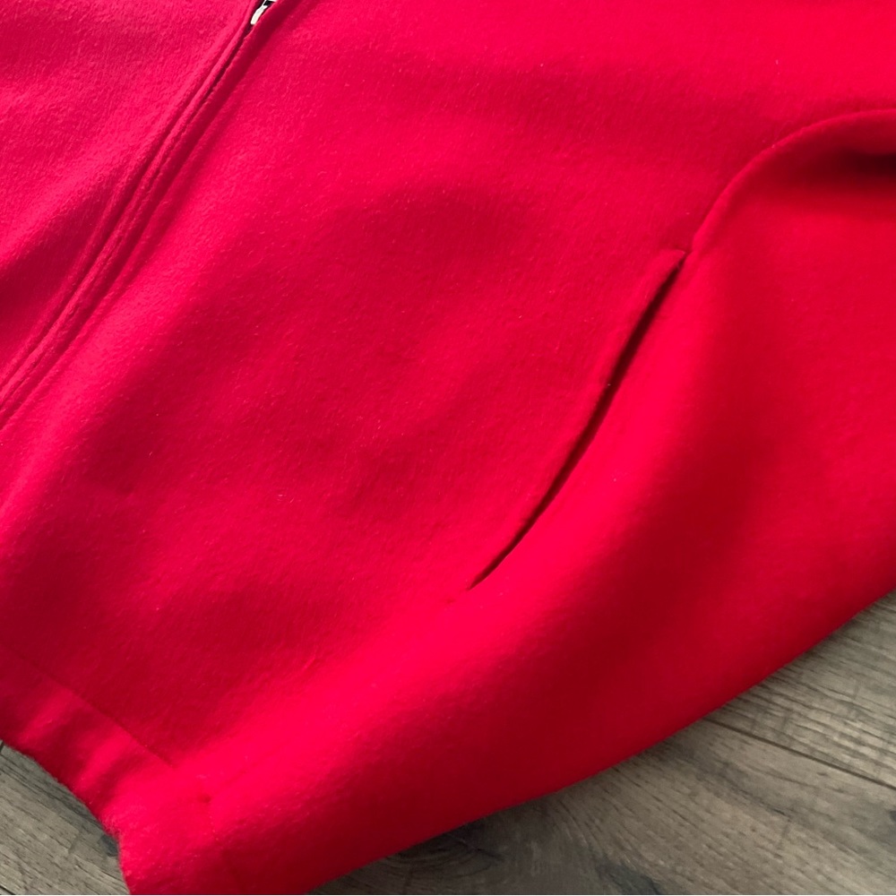 Mes Demoiselles Pantin red zip wool jacket, new - Picture 7 of 9
